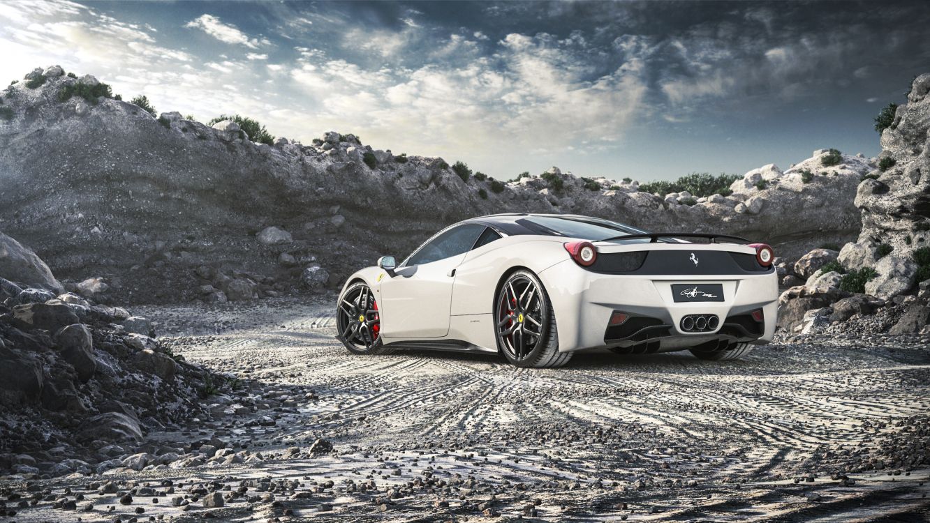 Обои Феррари 458, авто, спорткар, Ferrari, суперкар в разрешении 3000x1688