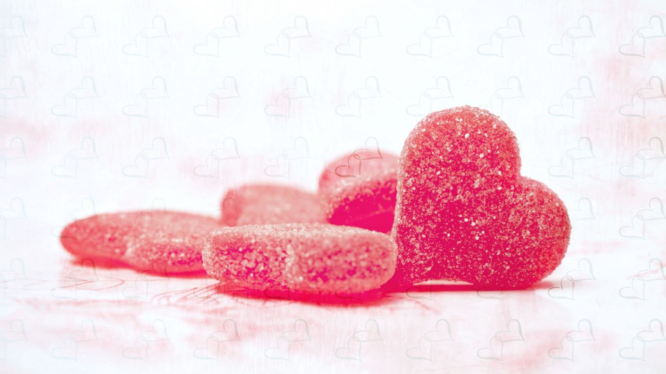 Обои сердце, губа, любовь, художник, красный цвет в разрешении 3840x2160