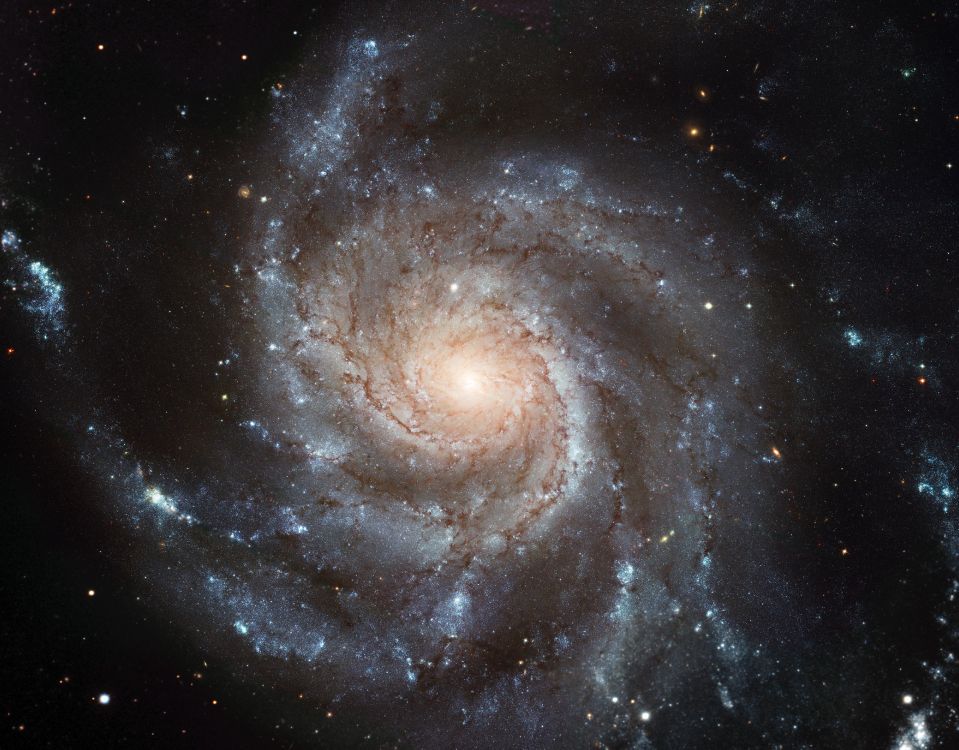 Обои Галактика Вертушка, Галактика, спиральная Галактика, космический телескоп Хаббл, Астрономия в разрешении 4000x3127