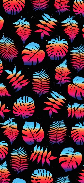 Обои свет, визуальное искусство, графический дизайн, морская биология, рисование в разрешении 1080x2340