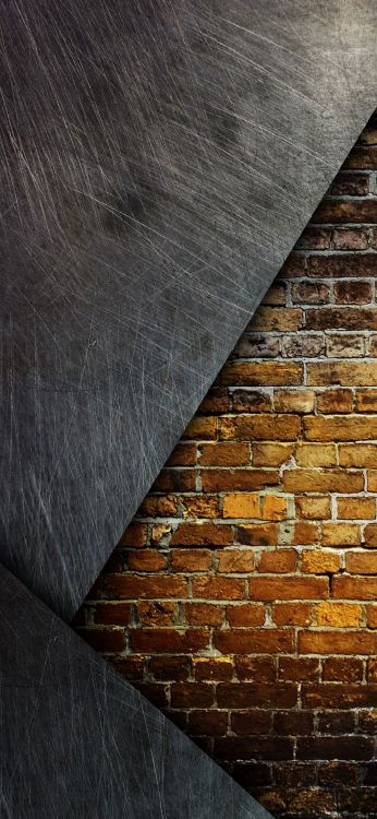 Обои стена, геометрия, математика, коричневый цвет, древесина в разрешении 1080x2340