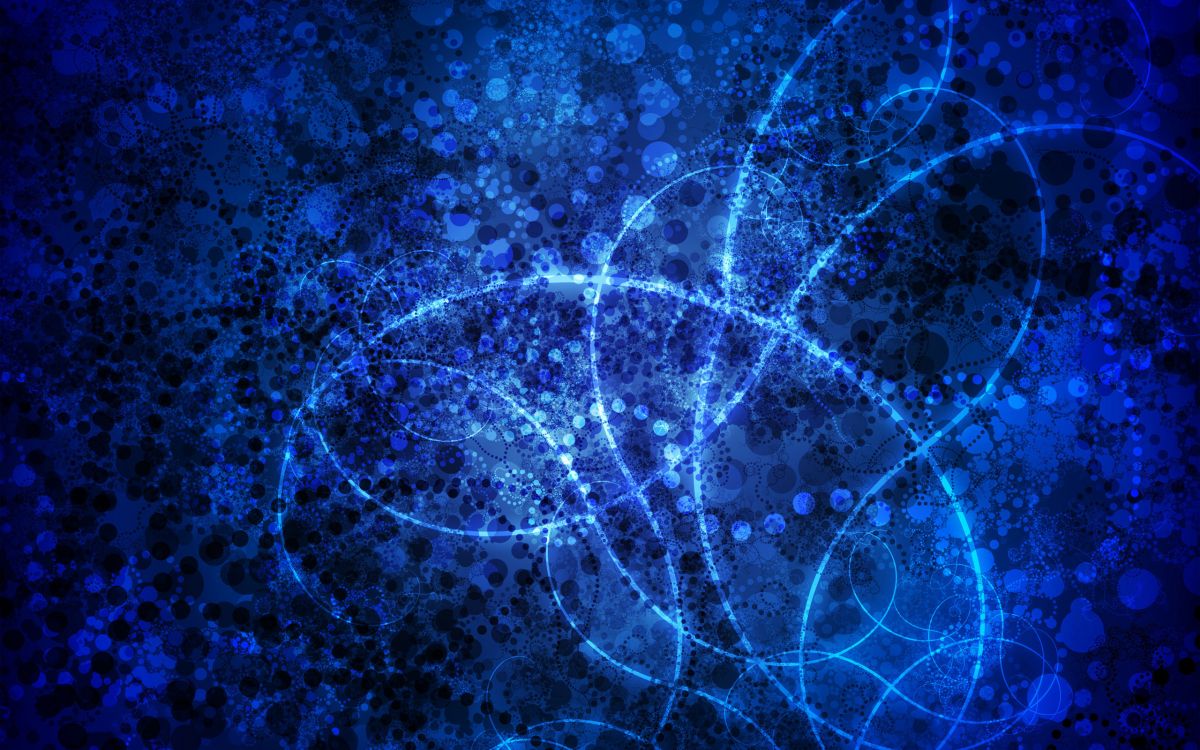 Обои квантовая механика, механика, частица, квант, синий в разрешении 2560x1600