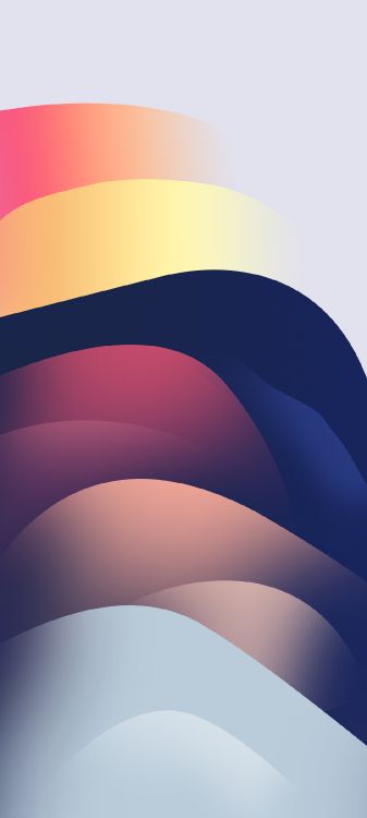 Обои лазурный, розовый, Фиолетовый, арт, материальное свойство в разрешении 1080x2400