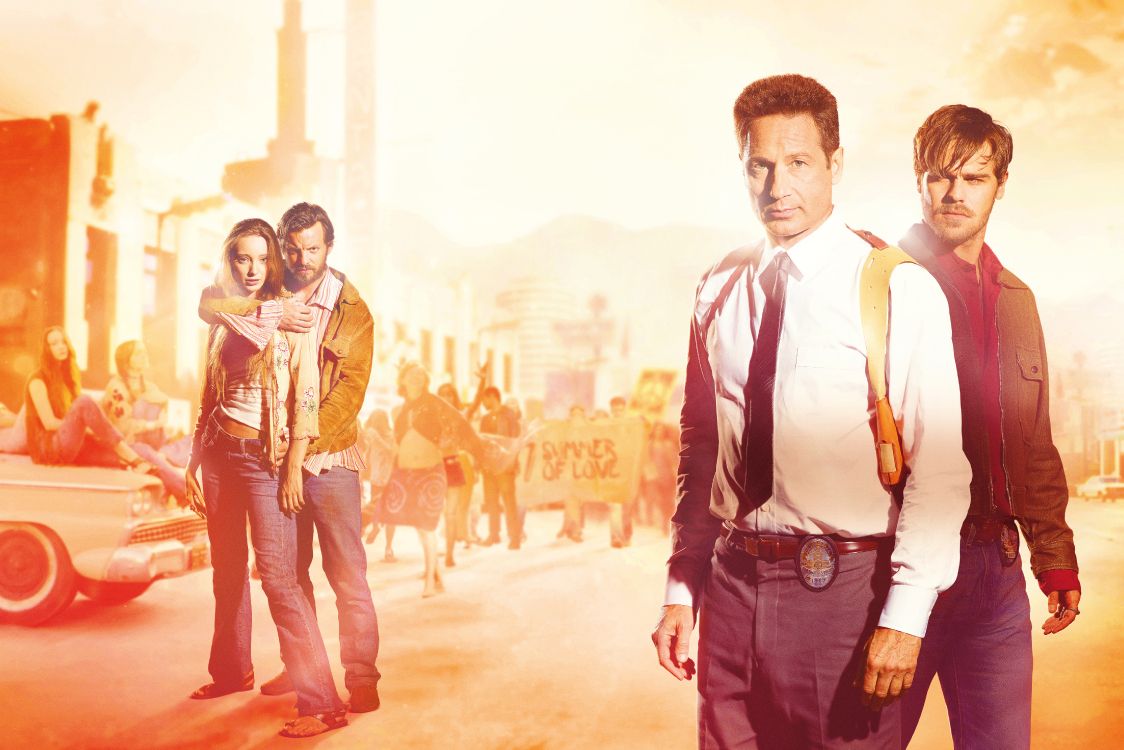 Обои Чарльз Мэнсон, Дэвид Духовны, телевидение, Грэйс Карн, серии Водолей в разрешении 5669x3780