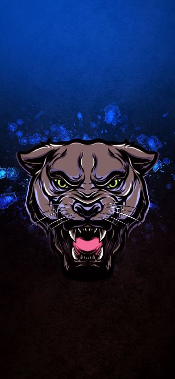 Обои иллюстрация, визуальное искусство, вода, синий, человеческое тело в разрешении 1080x2340