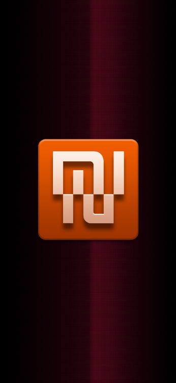 Обои Xiaomi, Xiaomi Mi, Апельсин, лого, текст в разрешении 1080x2340