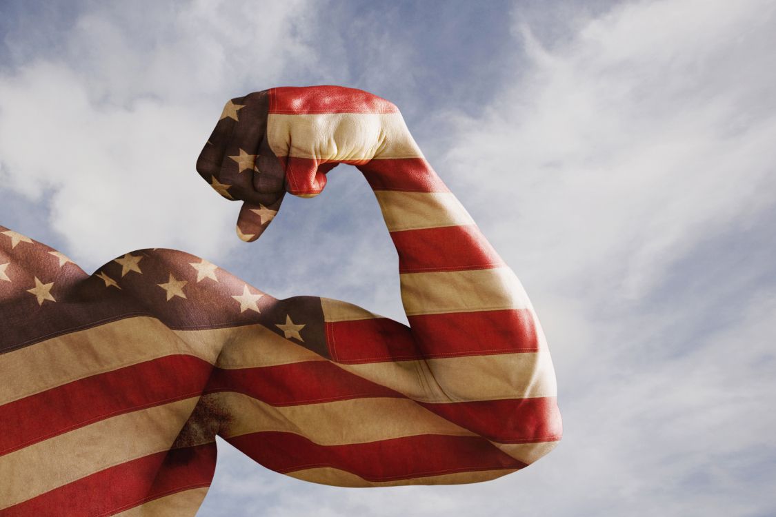 Обои Соединенные Штаты, красный цвет, флаг, облако, флаг Соединенных Штатов в разрешении 5220x3480