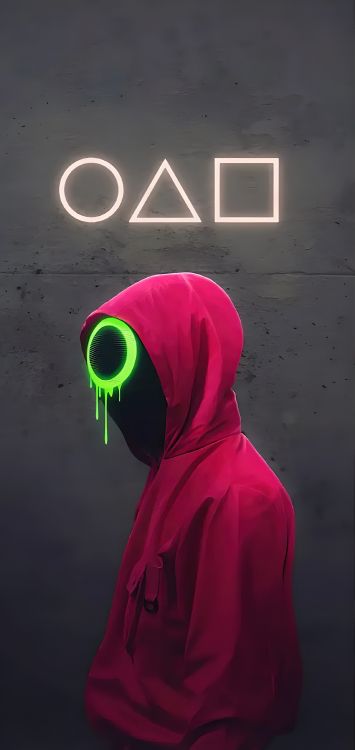 Обои визуальное искусство, игра в кальмара, графический дизайн, иллюстрация, рукав в разрешении 2276x4800