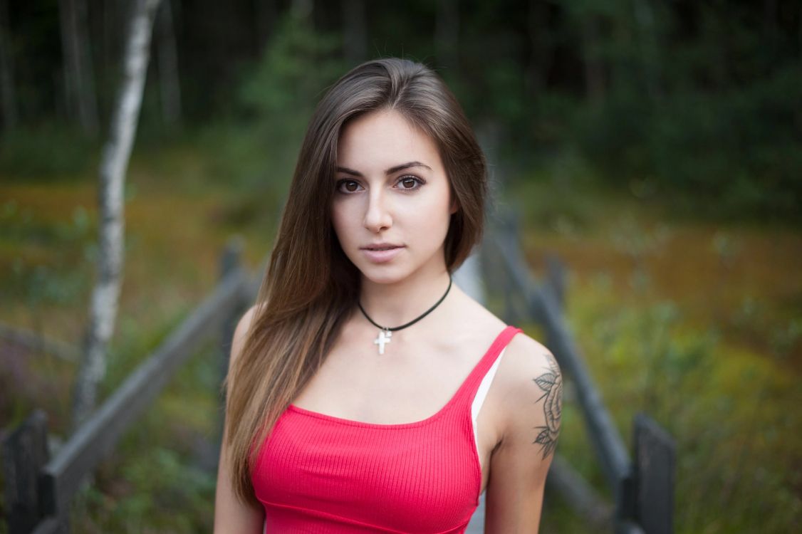 Обои Элиза wolniewicz, волосы, лицо, красота, губа в разрешении 2048x1363