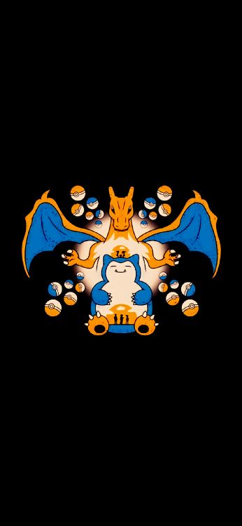 Обои иллюстрация, амолед, OPPO, мультфильм, анимация в разрешении 1170x2532