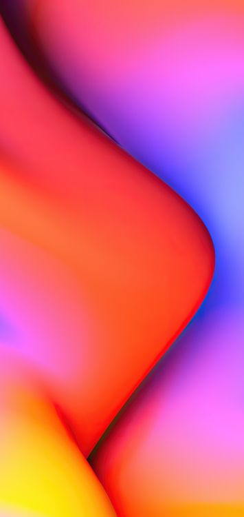 Обои арт, красочность, материальное свойство, полутона и оттенки, пурпурный цвет в разрешении 1516x3200