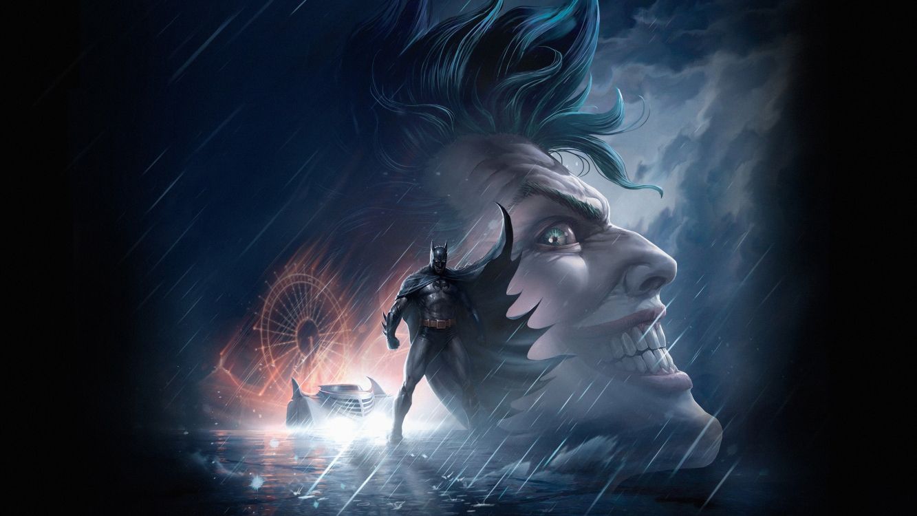 Обои Джокер, комиксы dc, Blu-ray диск, темнота, иллюстрация в разрешении 3840x2160