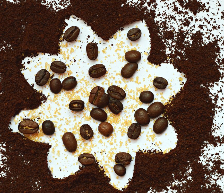 Обои кофейное зерно, кофе, пища, шоколад, блюда в разрешении 4643x4000
