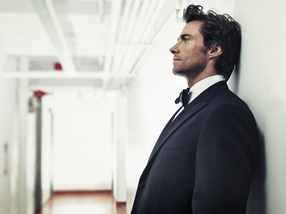 Обои Хью Джекман, официальная одежда, блейзер, верхняя одежда, знаменитость в разрешении 3000x2252