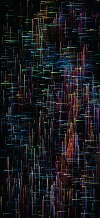 Обои пурпур, арт, узор, симметрия, прямоугольник в разрешении 1242x2688