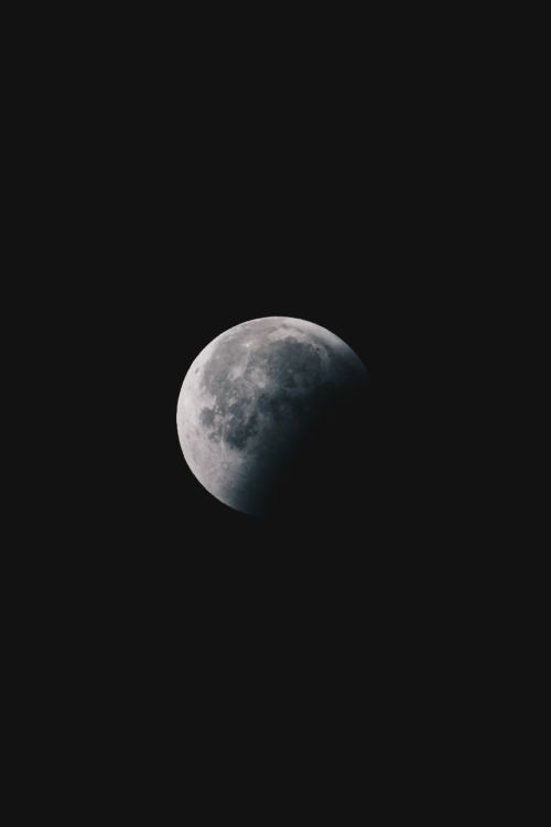 Обои луна, лунное затмение, земля, атмосфера, природа в разрешении 2361x3541
