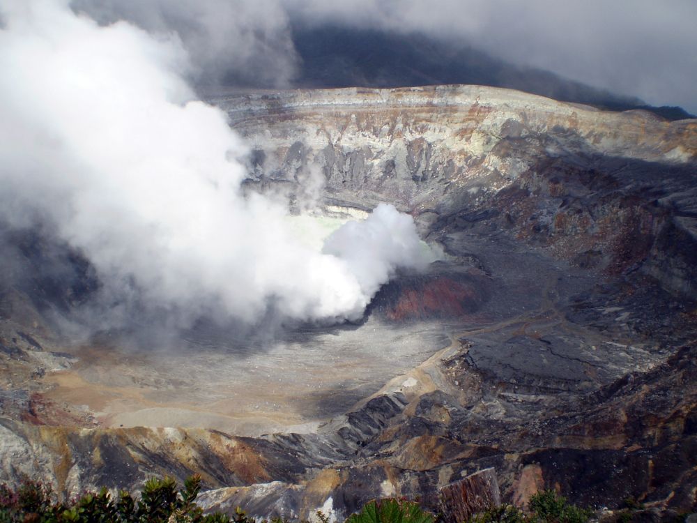 Обои Пос Национальный Парк Вулкана, вулкан, вулканический кратер, щитовой вулкан, лава в разрешении 3072x2304