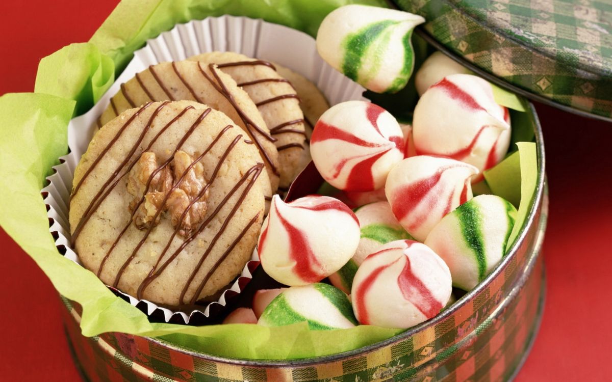 Обои пища, рецепт, завтрак, рождественское печенье, печенье и сухари в разрешении 1920x1200