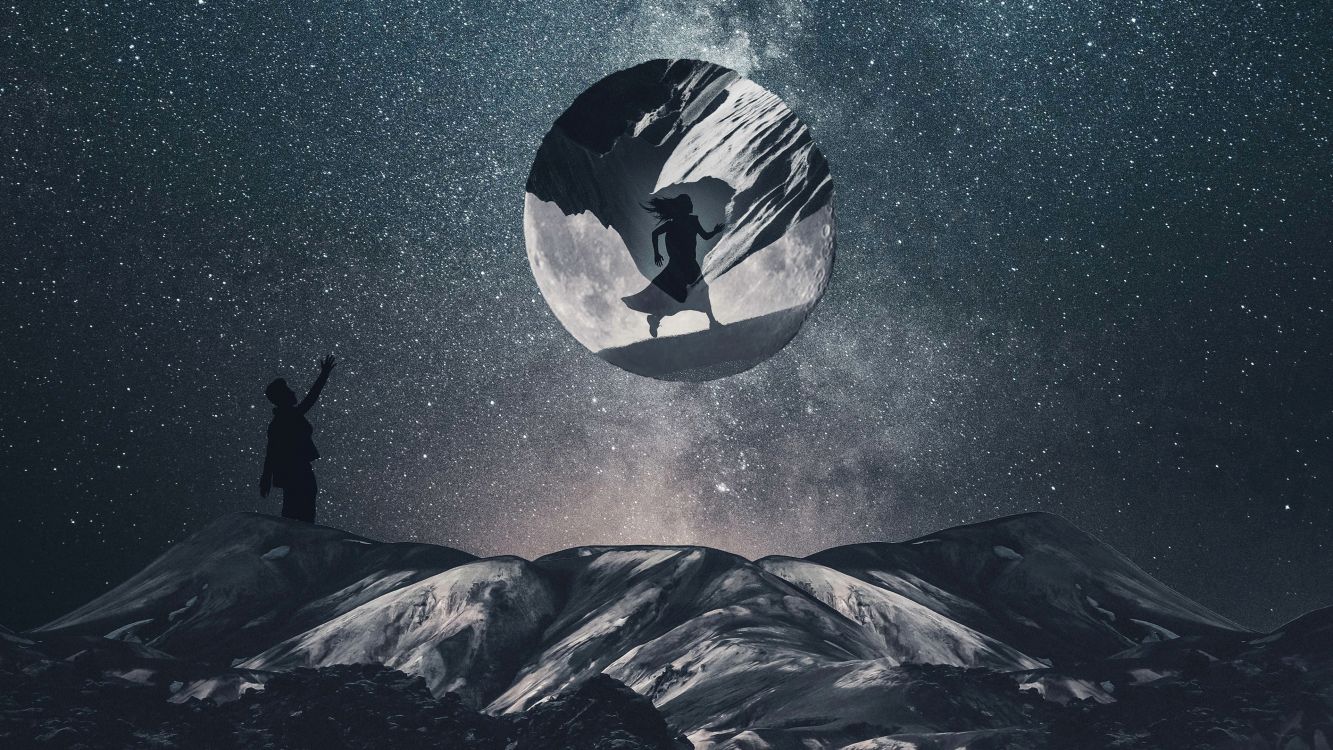 Обои атмосфера, мун пания, мир, гора, природа в разрешении 3840x2160