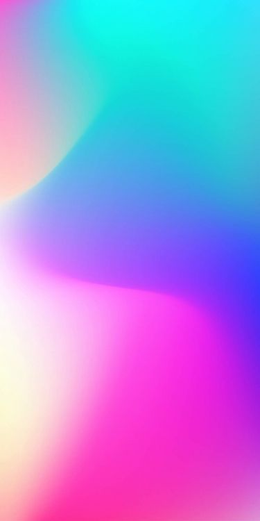 Обои Bluboo S3, акриловая краска, красочность, синий, пурпур в разрешении 1080x2160