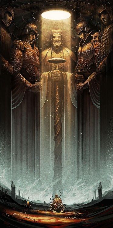 Обои иллюстрация, мир фантазий, фэнтези, идея, арт в разрешении 750x1510