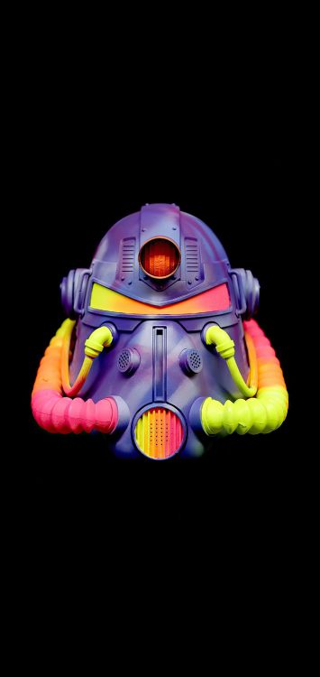 Обои амолед, OLED, игрушка, пурпур, электрик в разрешении 1421x3000