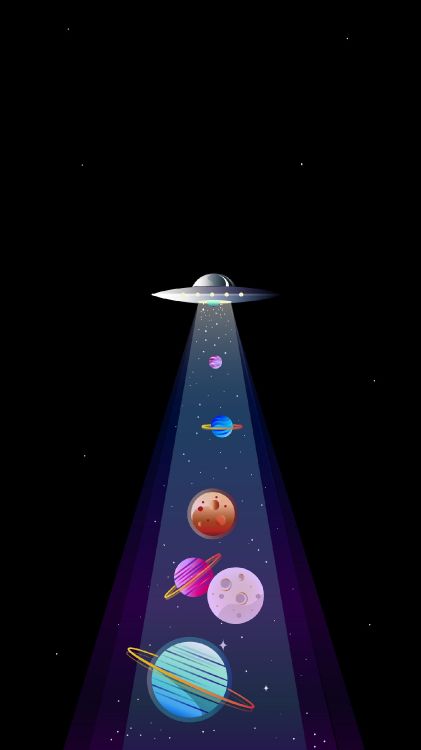 Обои внеземная жизнь, пурпур, лаванда, Фиолетовый, космос в разрешении 1440x2560