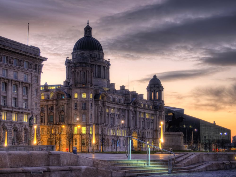 Обои Ливерпуль, Ливерпуль ФК, ориентир, город, здание в разрешении 3000x2252