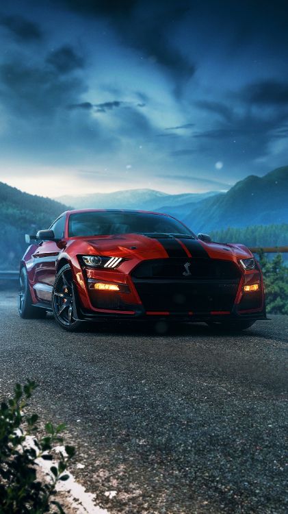 Обои ford, Шелби Мустанг, легковые автомобили, ford shelby gt500, форд мустанг 2022 года в разрешении 1440x2560