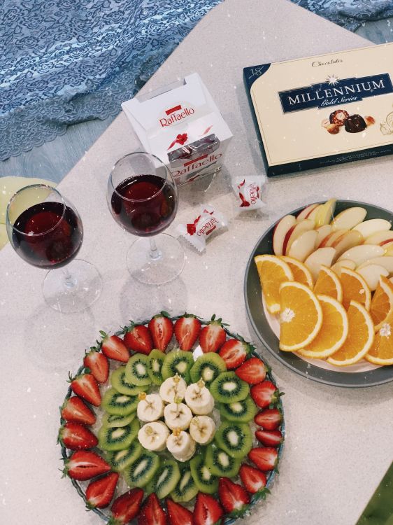 Обои блюда, вегетарианская кухня, поздний завтрак, фрукты, мандариновый в разрешении 3024x4032