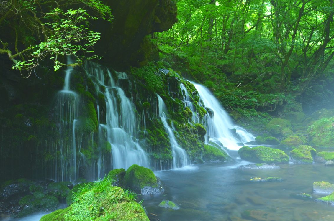 Обои водопад, природный заповедник, природа, водоток, гидроресурсы в разрешении 3475x2301