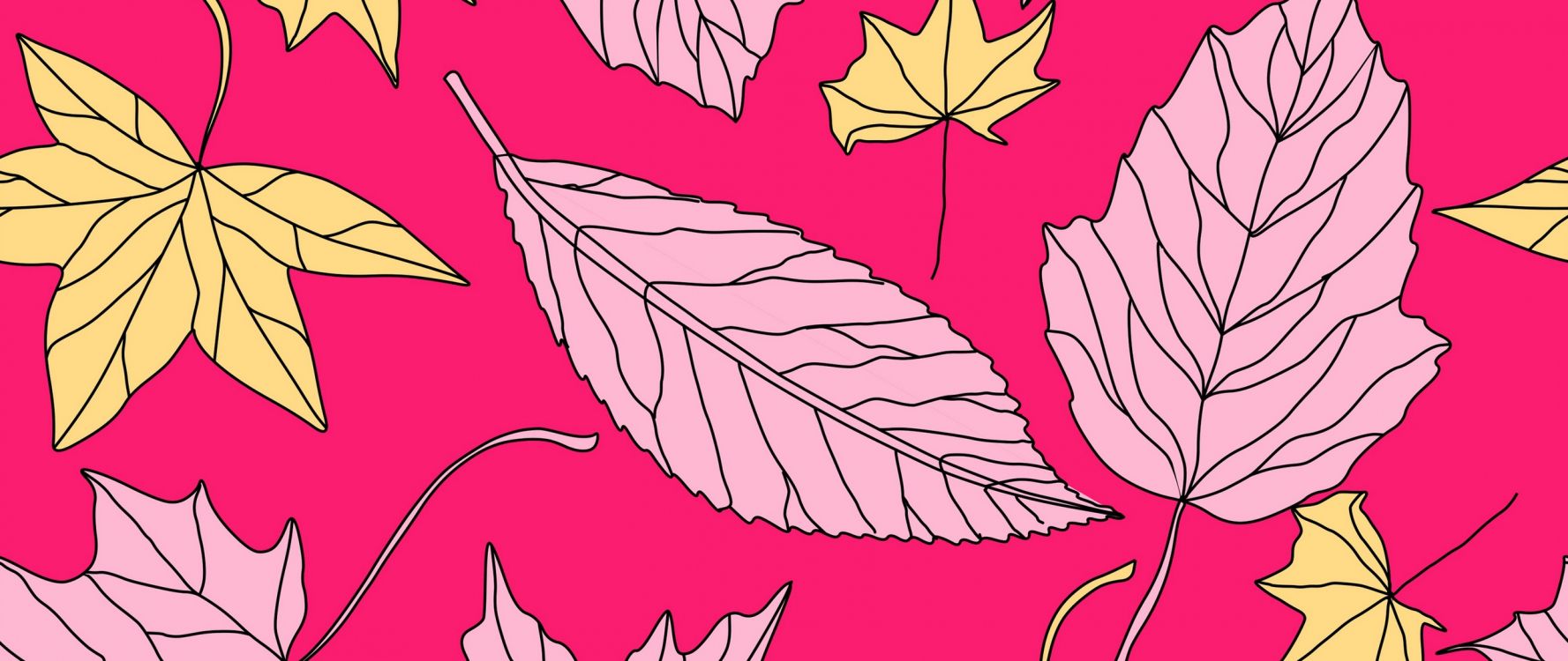 Обои арт, текстура, лист, розовый, растение в разрешении 2560x1080