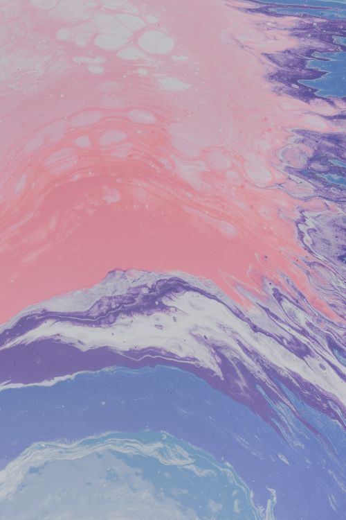 Обои акриловая краска, синий, вода, розовый, пурпур в разрешении 4000x6000