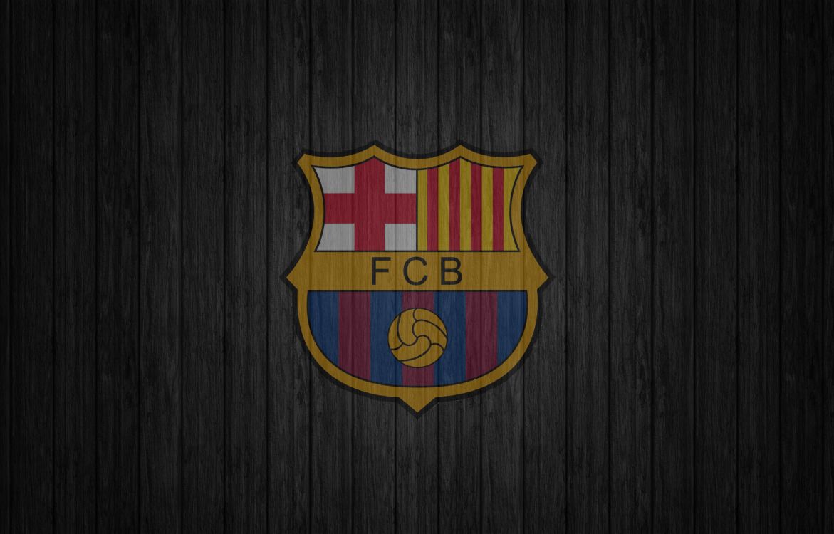 Обои ФК Барселона, эмблема, лого, гребень, символ в разрешении 2500x1600