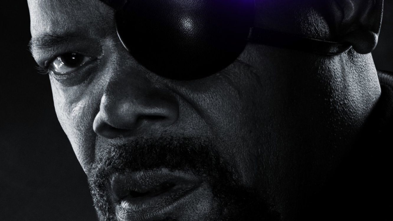 Обои Ник Фьюри, Танос, marvel, мститель, характер в разрешении 1920x1081