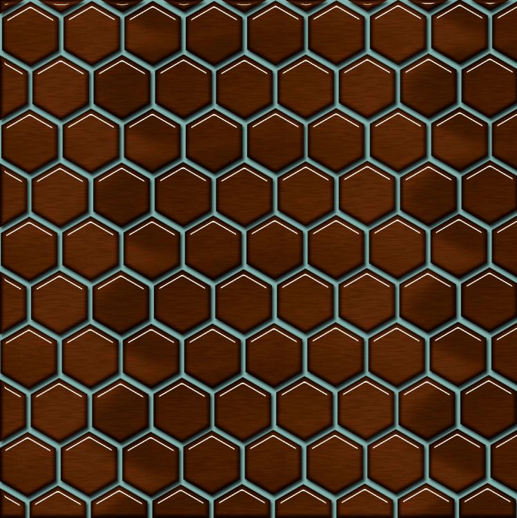 Обои соты, узор, коричневый цвет, Апельсин, дизайн в разрешении 2600x2600