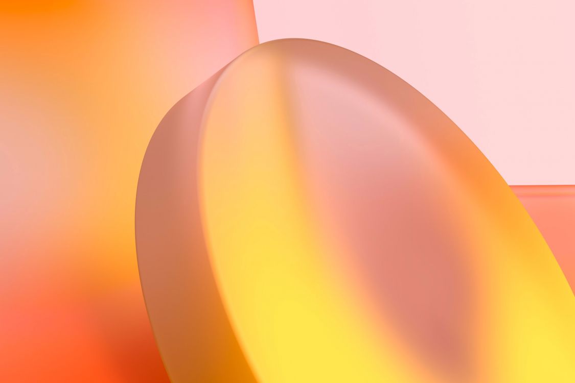 Обои Google, Google Chrome, Chrome OS, Chrome OS 2020, Апельсин в разрешении 3000x1999