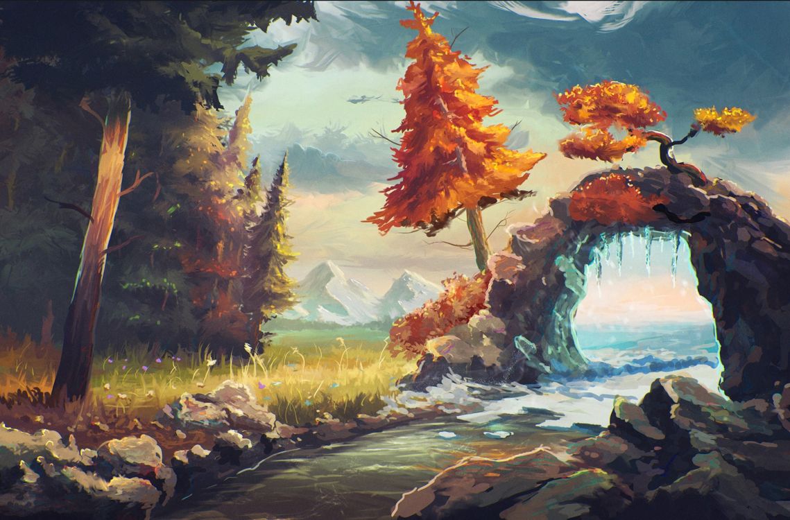 Обои живопись, визуальное искусство, арт, цифровое искусство, иллюстрация в разрешении 1920x1264