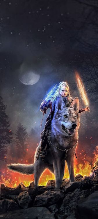 Обои развлечение, арт, театральное искусство, живопись, астрономический объект в разрешении 1080x2400