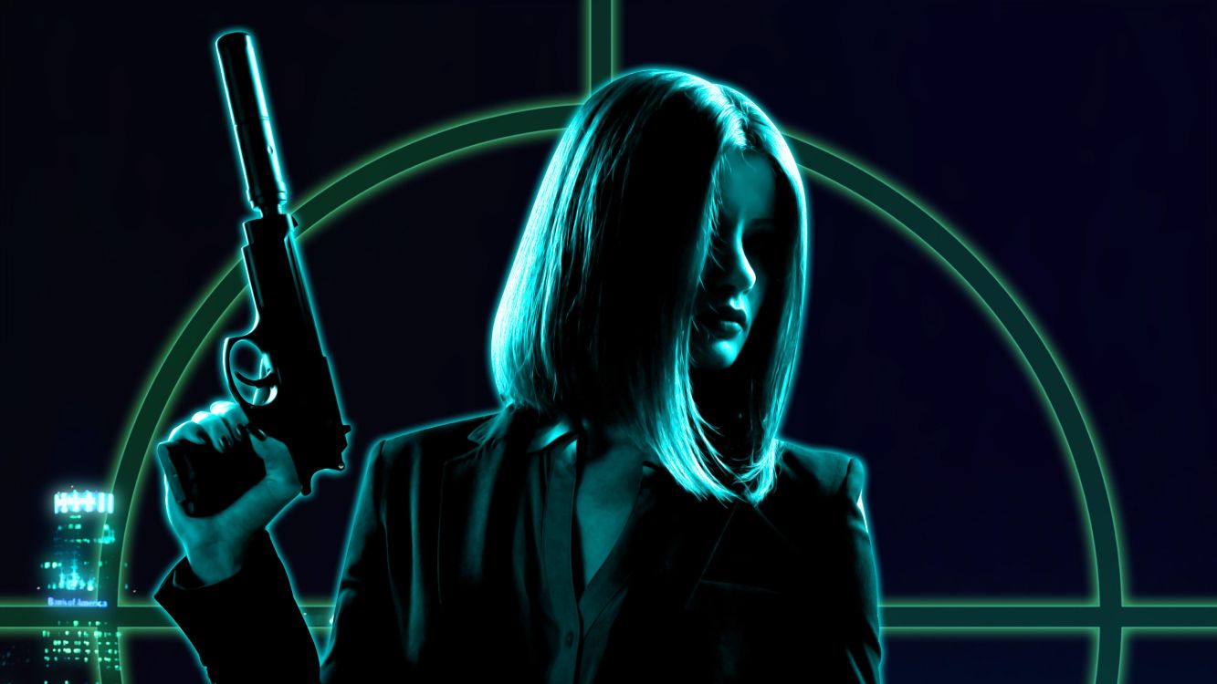 Обои зеленый, свет, Визуальный эффект освещения, неон, мелодия в разрешении 5400x3038