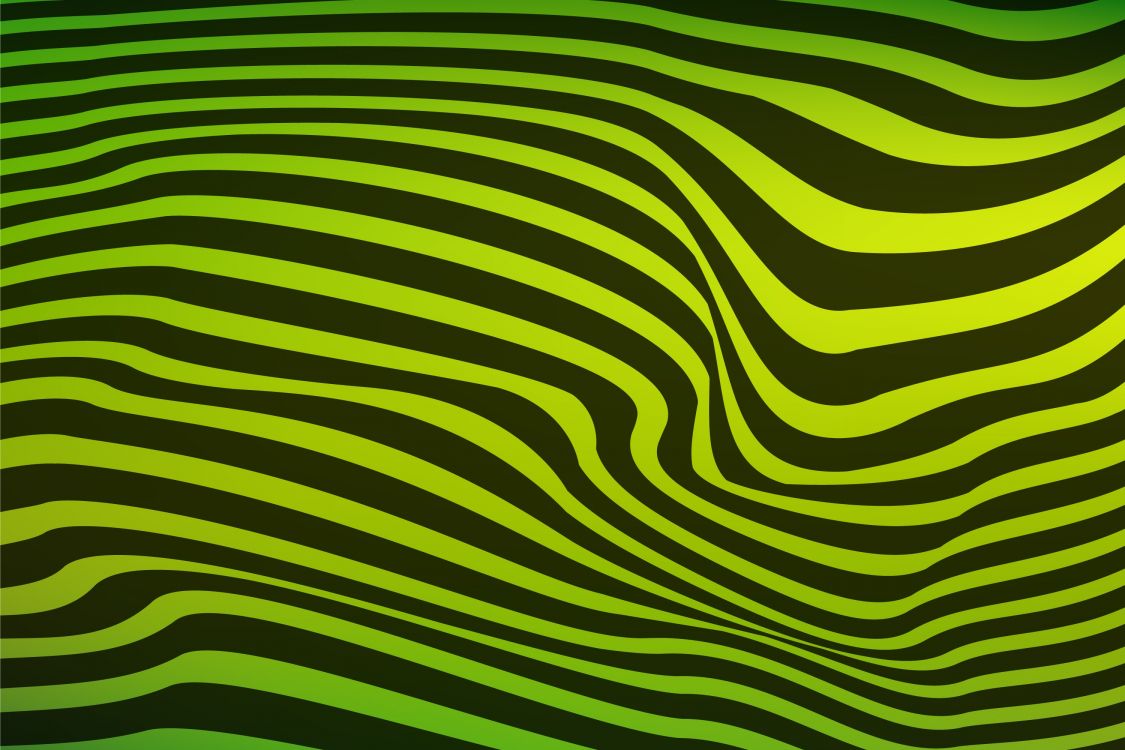 Обои зеленый, узор, желтый, линия, трава в разрешении 3000x2000