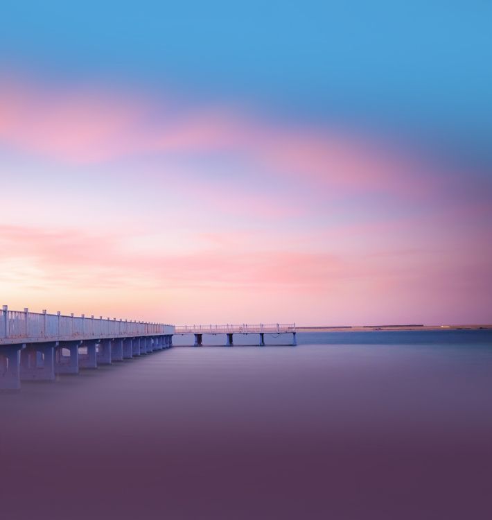 Обои Huawei, Huawei Nova, Huawei Nova 3, вода, сумрак в разрешении 2160x2280