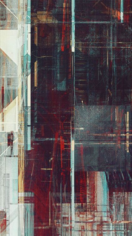 Обои арт, современное искусство, смартфон, красный цвет, коричневый цвет в разрешении 1242x2208