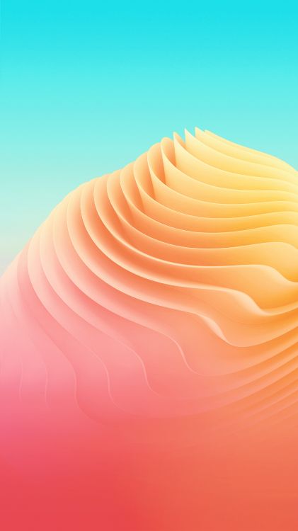 Обои Coolpad, Coolpad Cool Play 6, Апельсин, эолийские рельефы, водоем в разрешении 1080x1920