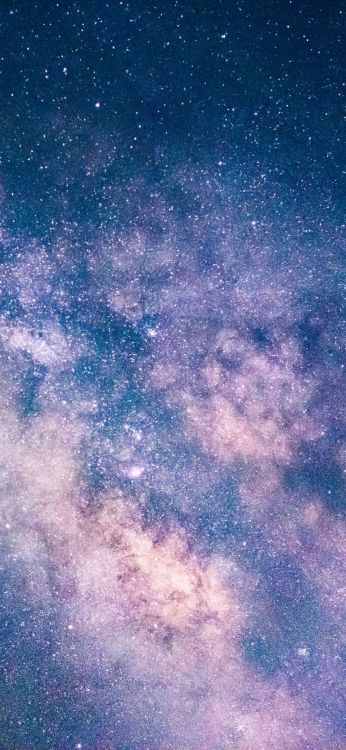 Обои звездное ночное небо млечный путь, Млечный Путь, звезда, Галактика, ночное небо в разрешении 1080x2340