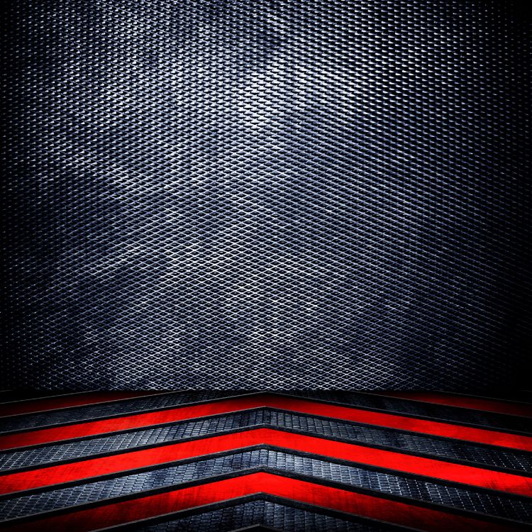 Обои черный, красный цвет, узор, ячейка, линия в разрешении 2872x2872