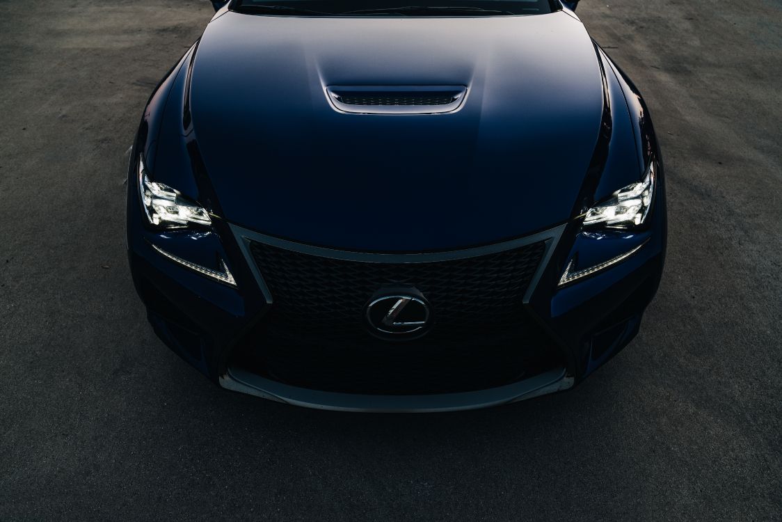 Обои lexus, авто, Лексус РЦ Ф, фара, решетка в разрешении 7952x5304