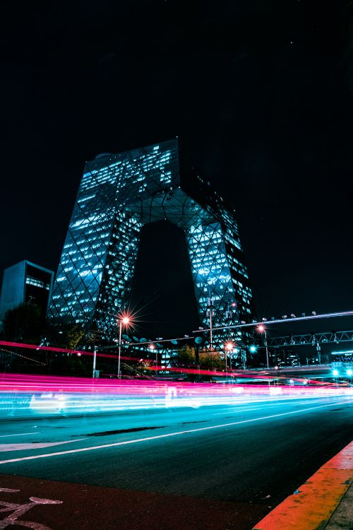 Обои архитектура, ночь, ориентир, свет, синий в разрешении 5504x8256