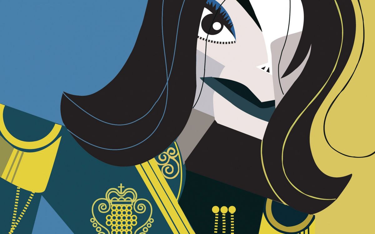 Обои иллюстрация, векторная графика, графический дизайн, попарт, король попмузыки в разрешении 2560x1600