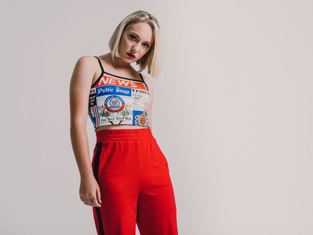 Обои плечо, одежда, Талия, Топ, электрик в разрешении 3522x2646